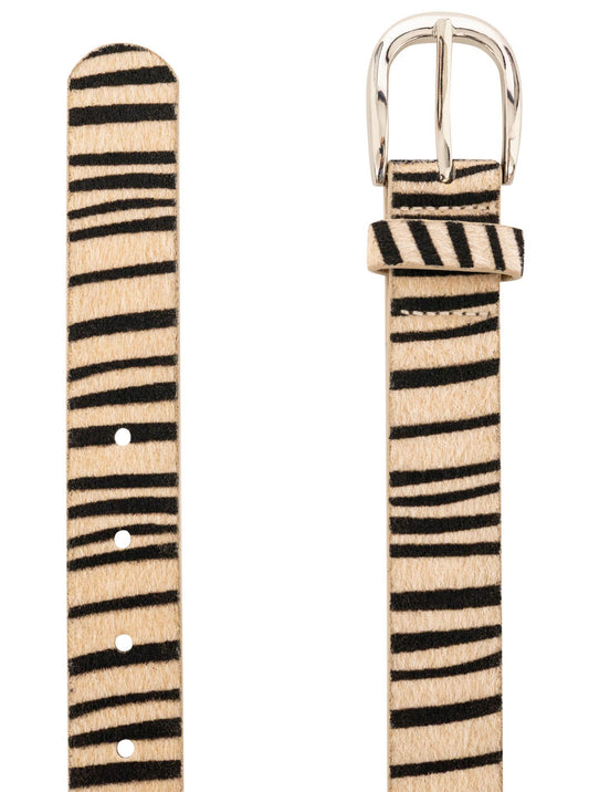 Gürtel "Zebra" Beige