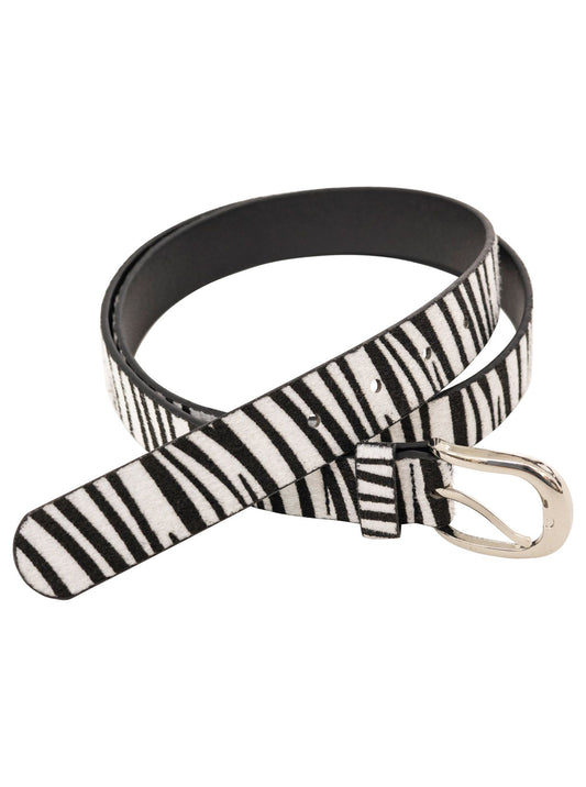 Gürtel "Zebra" Schwarz