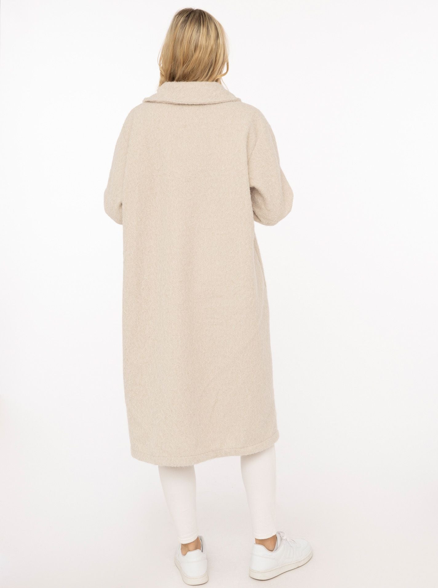 💕 Zwillingsherz Kuschelmantel "Uni" Beige