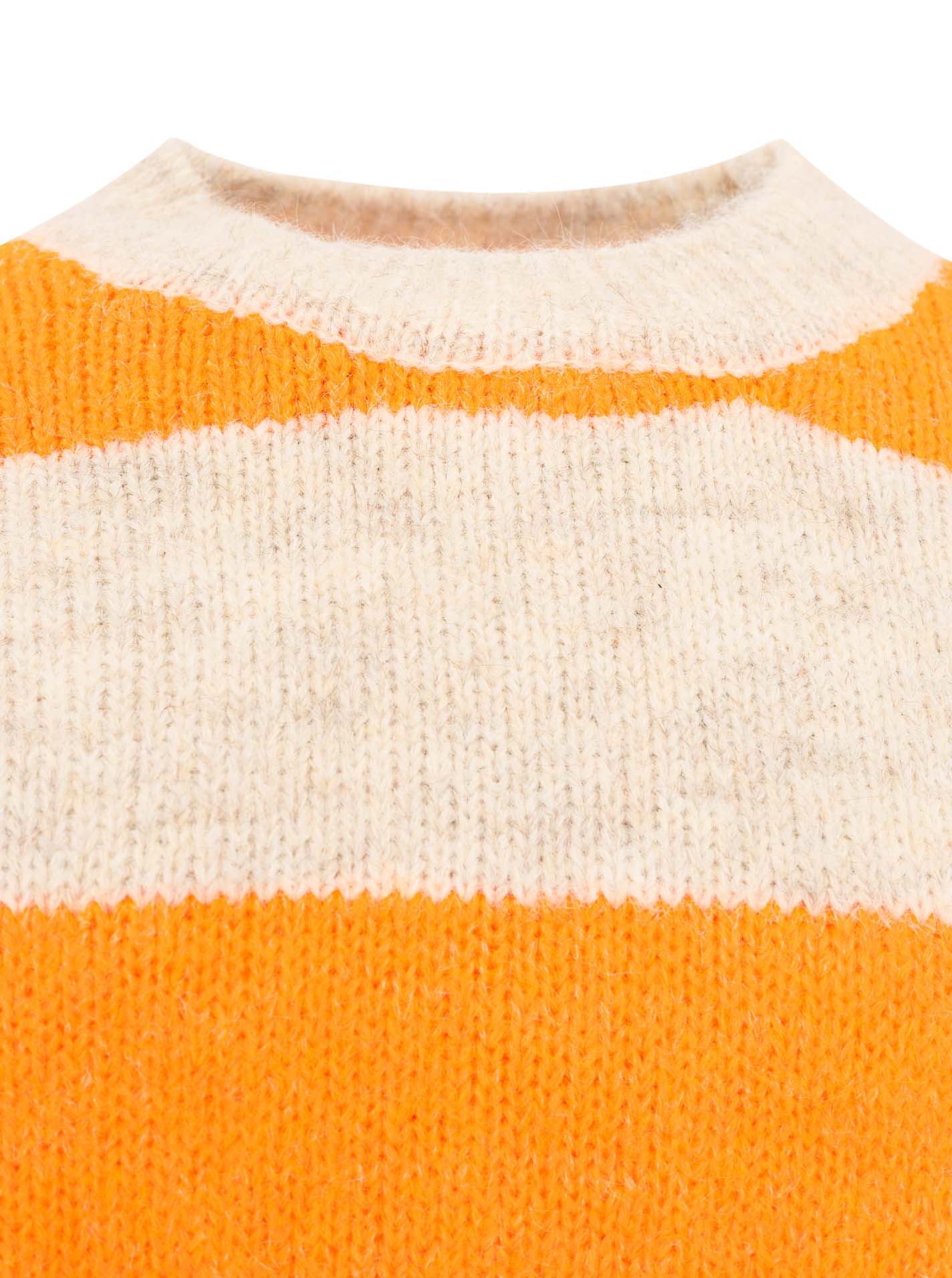 💕 Zwillingsherz Pullover Pulli "Streifen" Orange