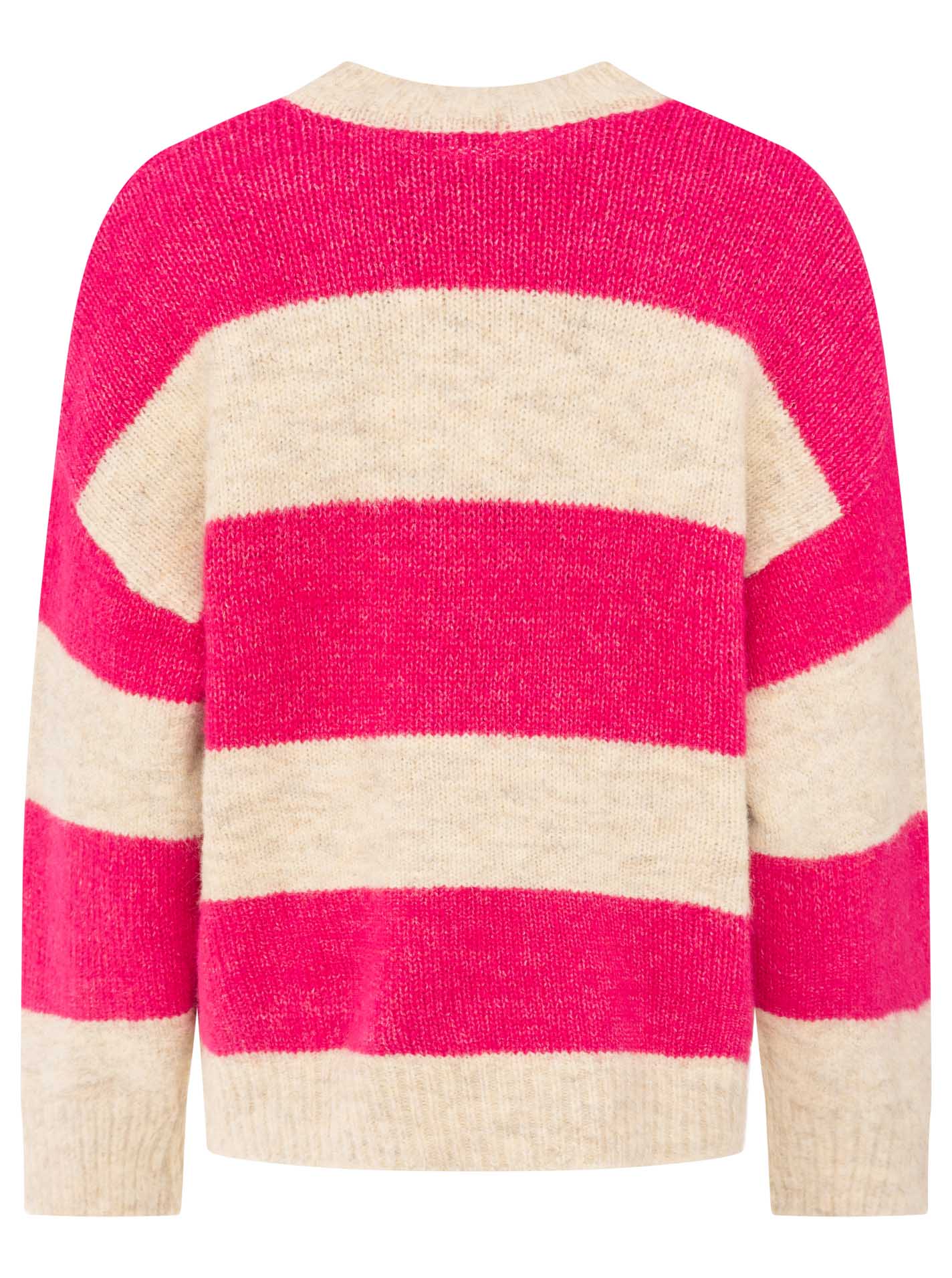 💕 Zwillingsherz Pullover Pulli "Streifen" Pink