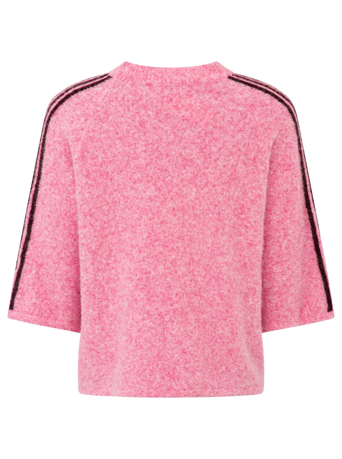 💕 Zwillingsherz Halbarm Pullover Pulli "Stripes" Pink