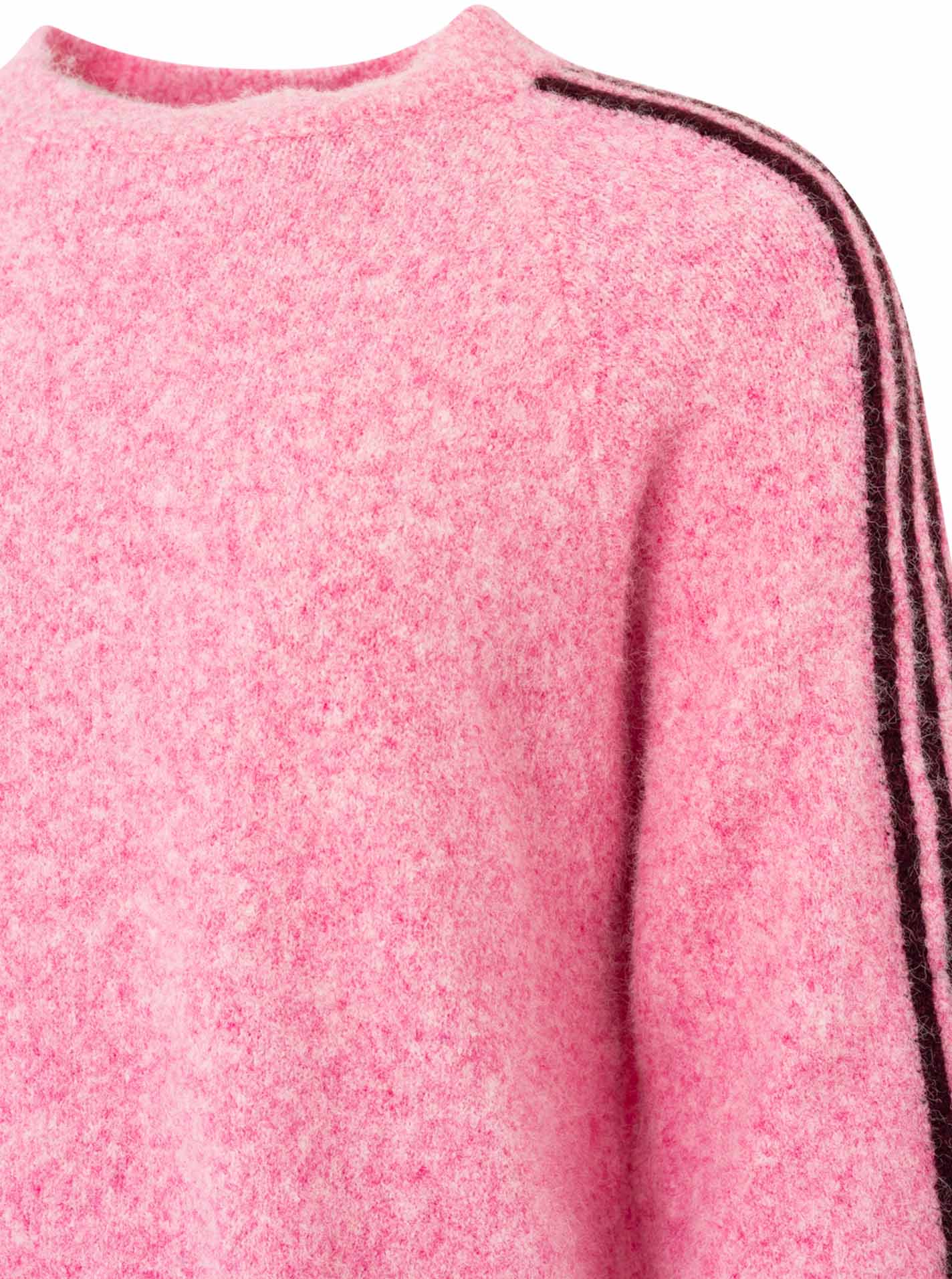 💕 Zwillingsherz Halbarm Pullover Pulli "Stripes" Pink