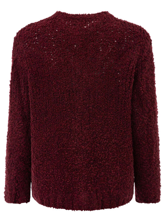 💕 Zwillingsherz Kuschel Cardigan "Flauschig" Bordeaux