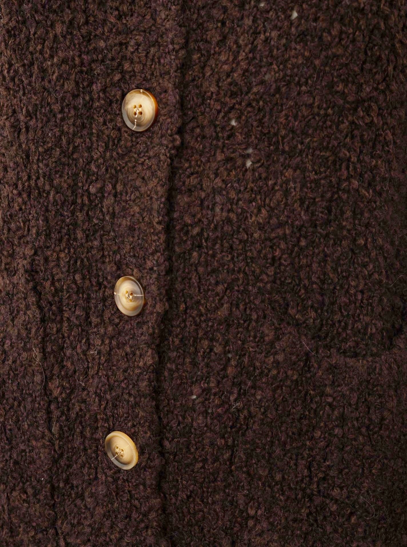 💕 Zwillingsherz Kuschel Cardigan "Flauschig" Braun