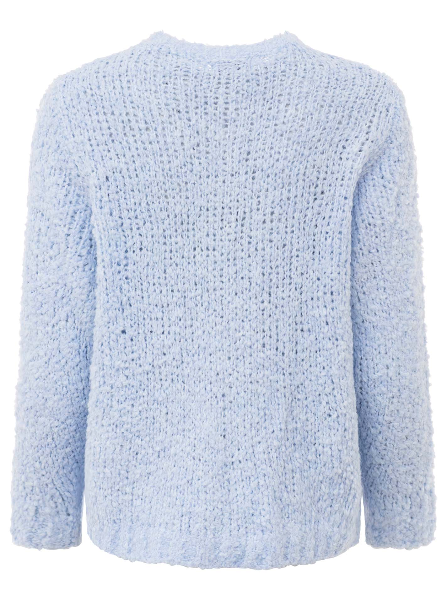 💕 Zwillingsherz Kuschel Cardigan "Flauschig" Hellblau
