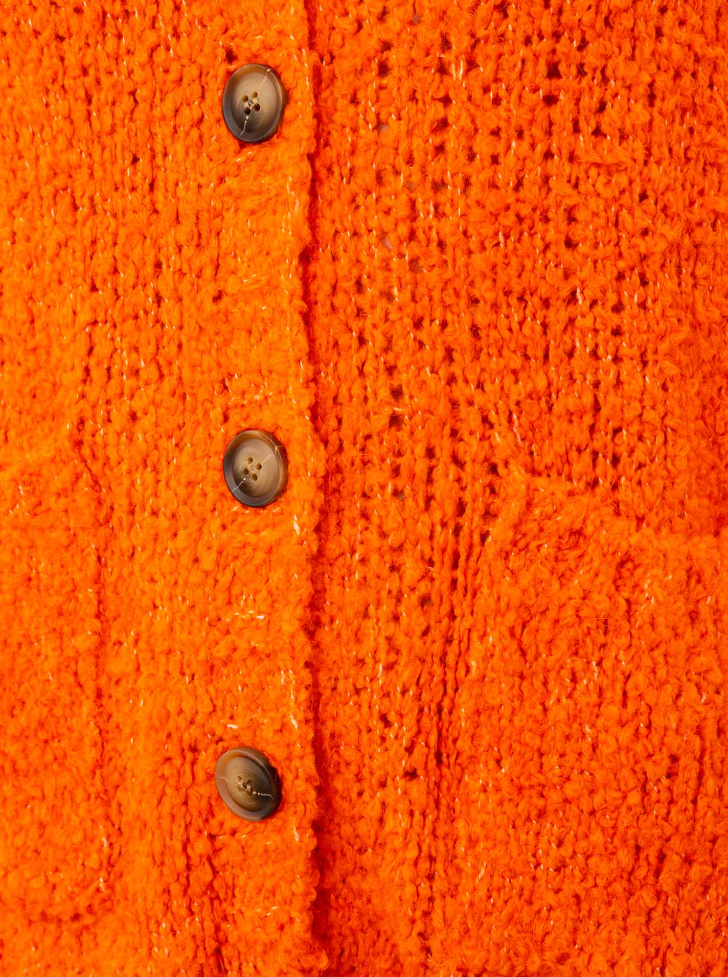 💕 Zwillingsherz Kuschel Cardigan "Flauschig" Orange