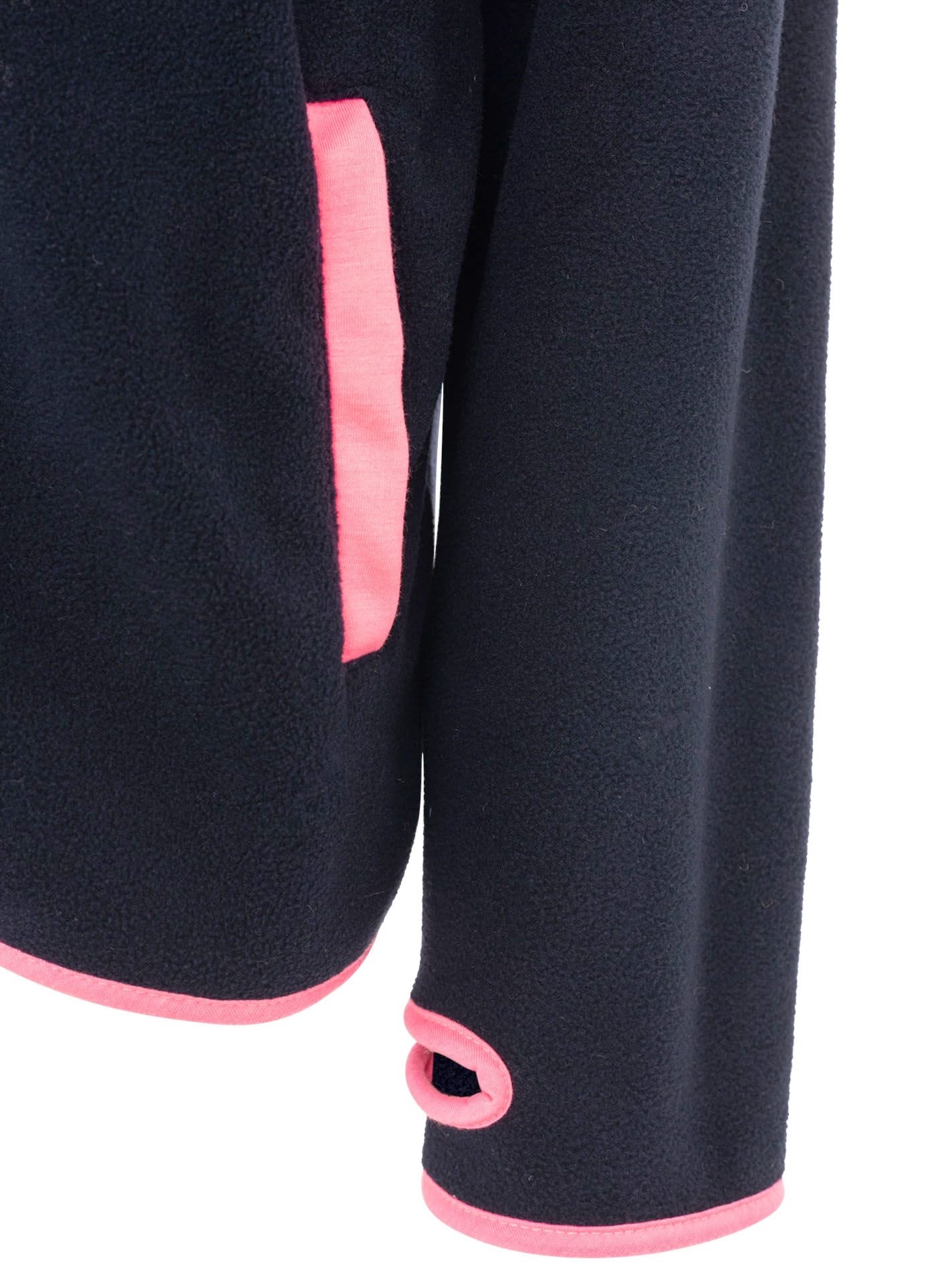 💕 Zwillingsherz Fleecejacke "Neon Details" Marine