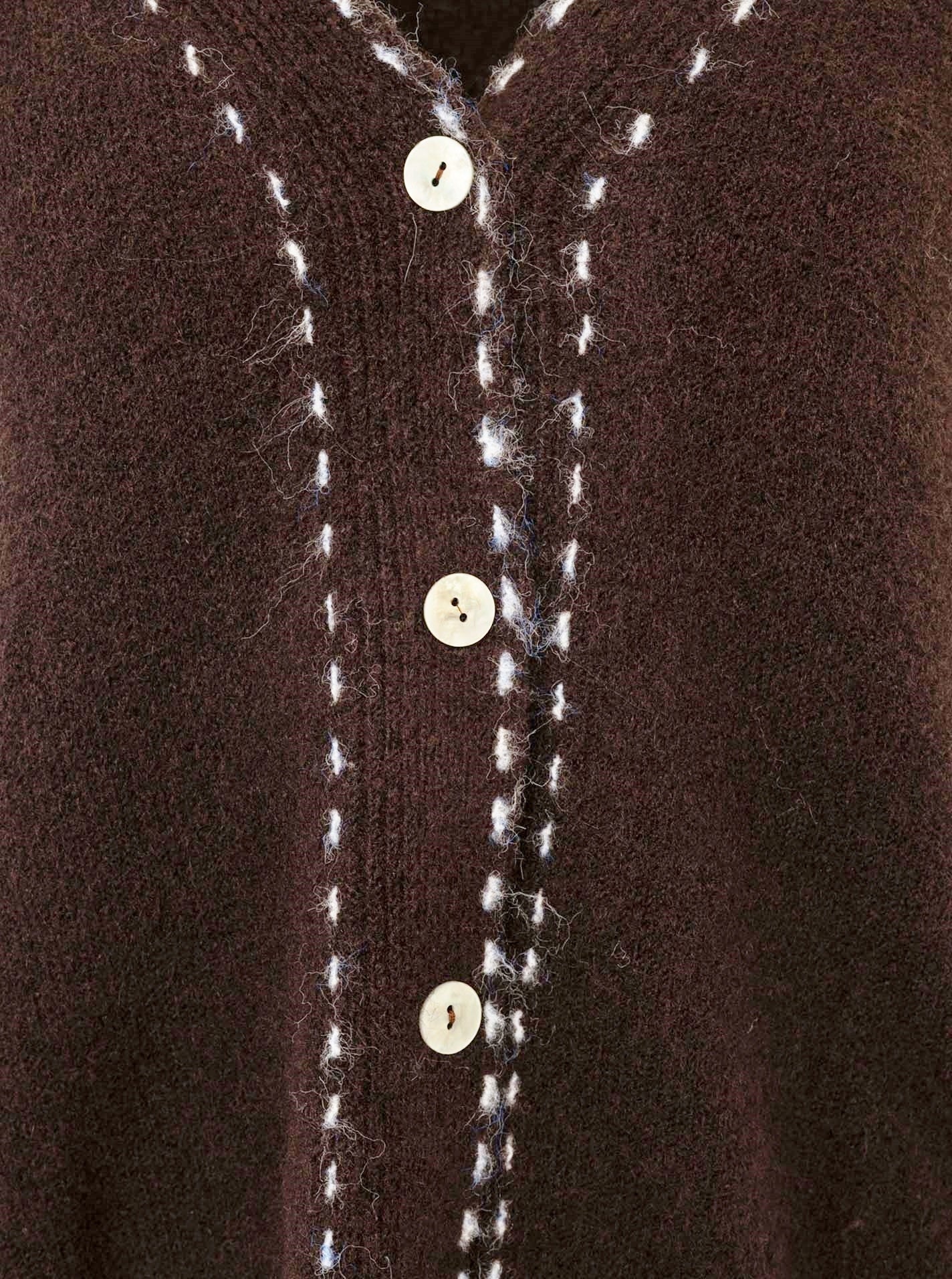 💕 Zwillingsherz Cardigan Strickjacke "Tracht" Braun