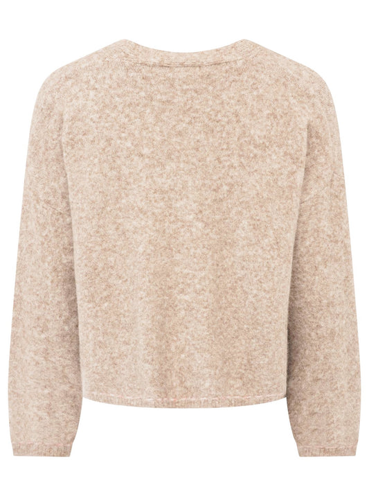 💕 Zwillingsherz Cardigan Strickjacke "Tracht" Beige