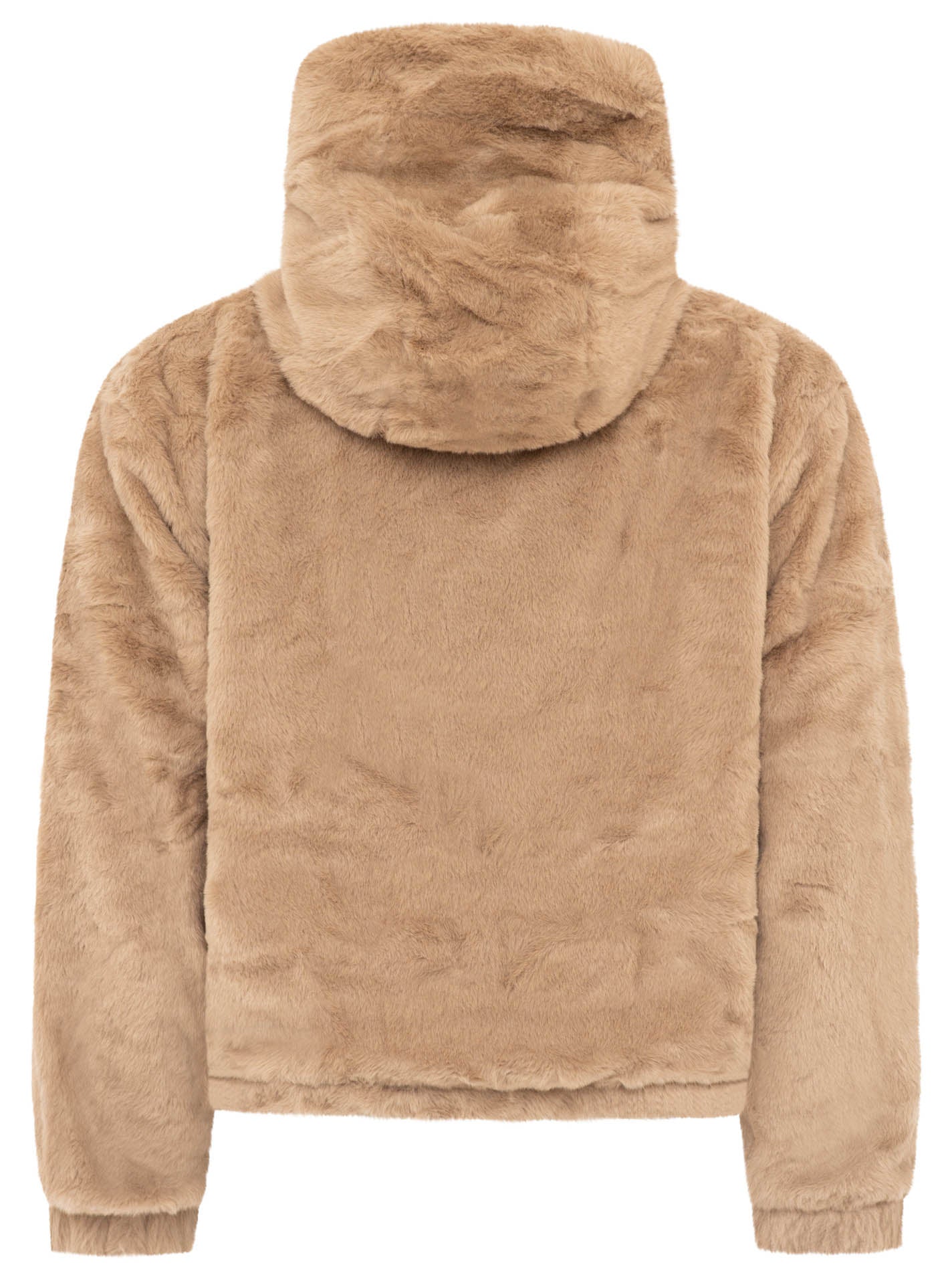 💕 Zwillingsherz Kuscheljacke "Cozy Fake Fur" Taupe