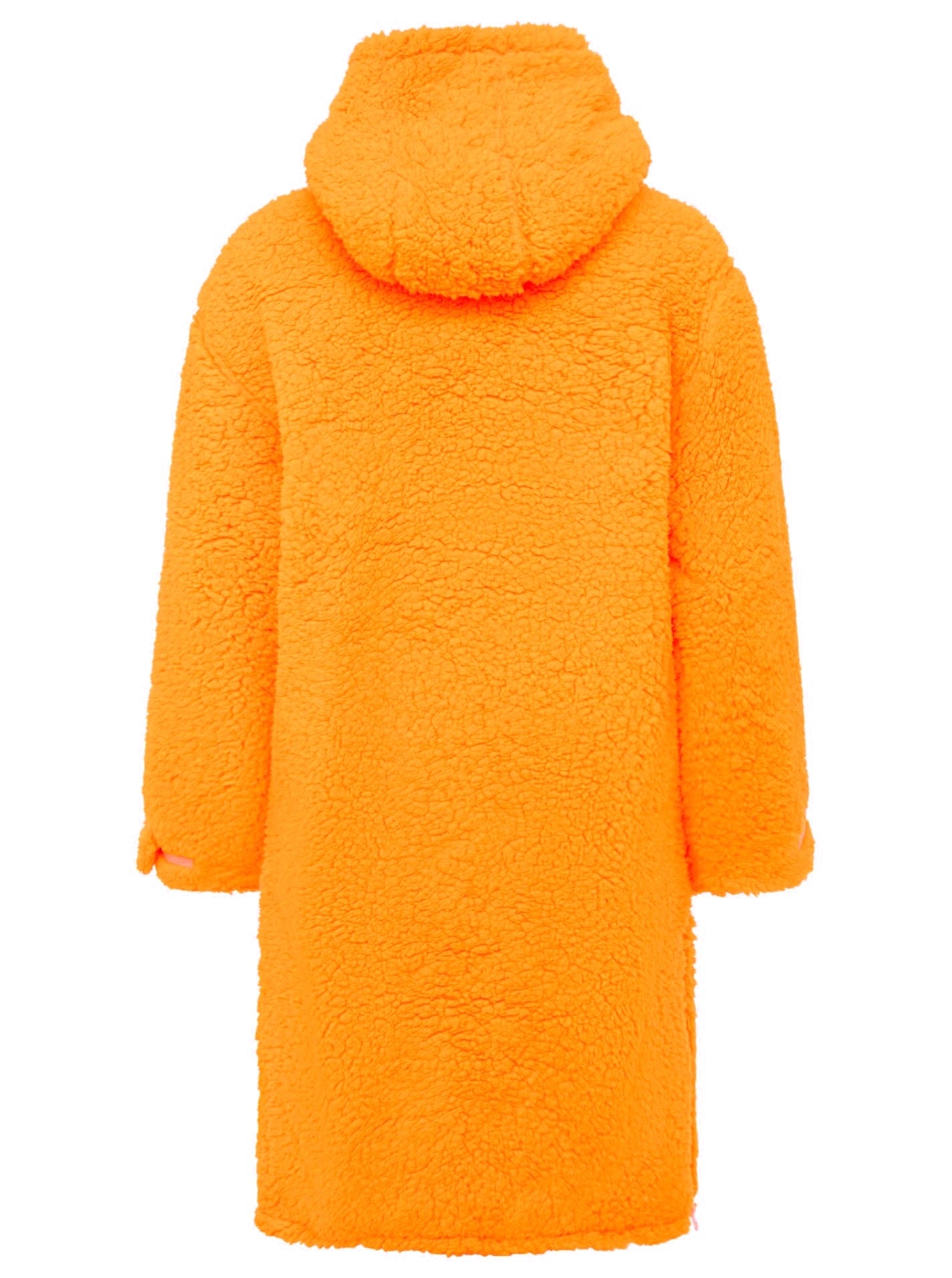 💕 Zwillingsherz Oversize Windjacke Inside Out "Teddy" Neonorange
