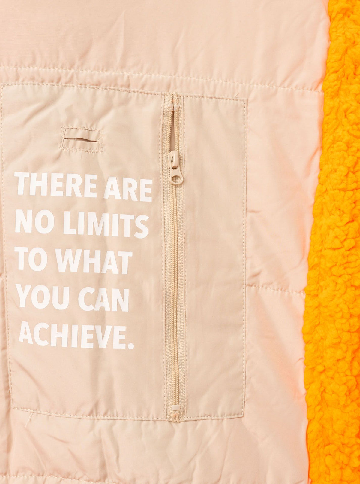 💕 Zwillingsherz Oversize Windjacke Inside Out "Teddy" Neonorange