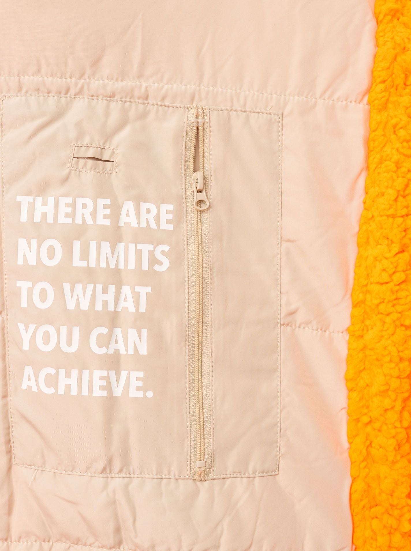 💕 Zwillingsherz Oversize Windjacke Inside Out "Teddy" Neonorange