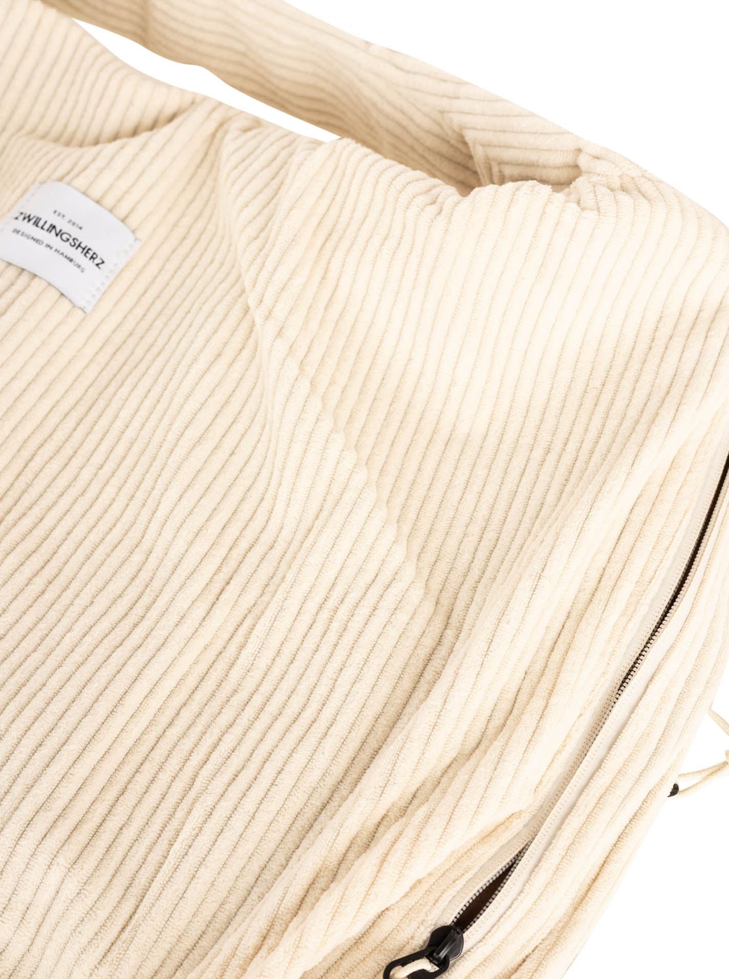 💕 Zwillingsherz XXL Shopper "Cord Dream" Beige