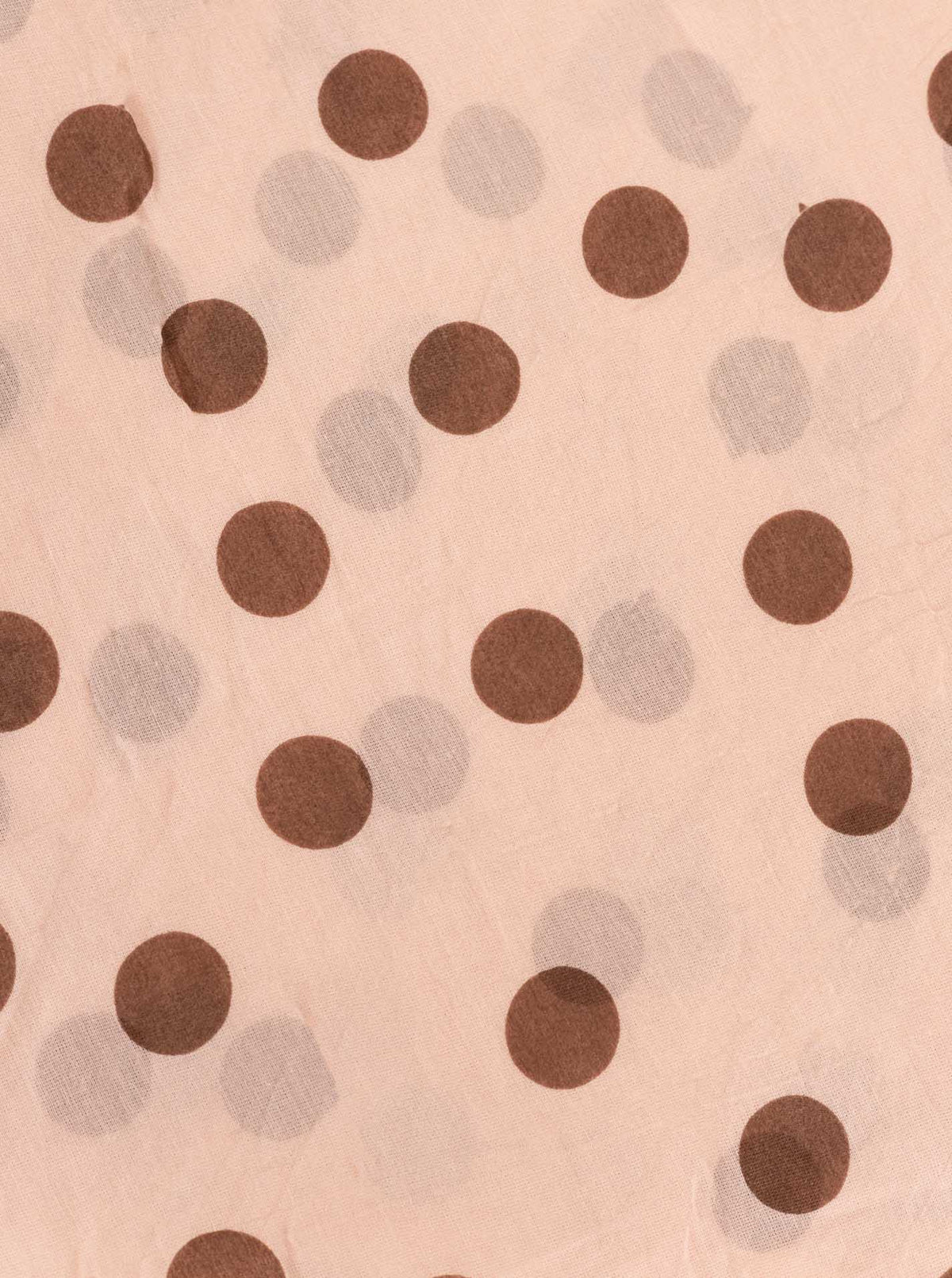 Schal Tuch "Dots Uni" Baumwolle Seide