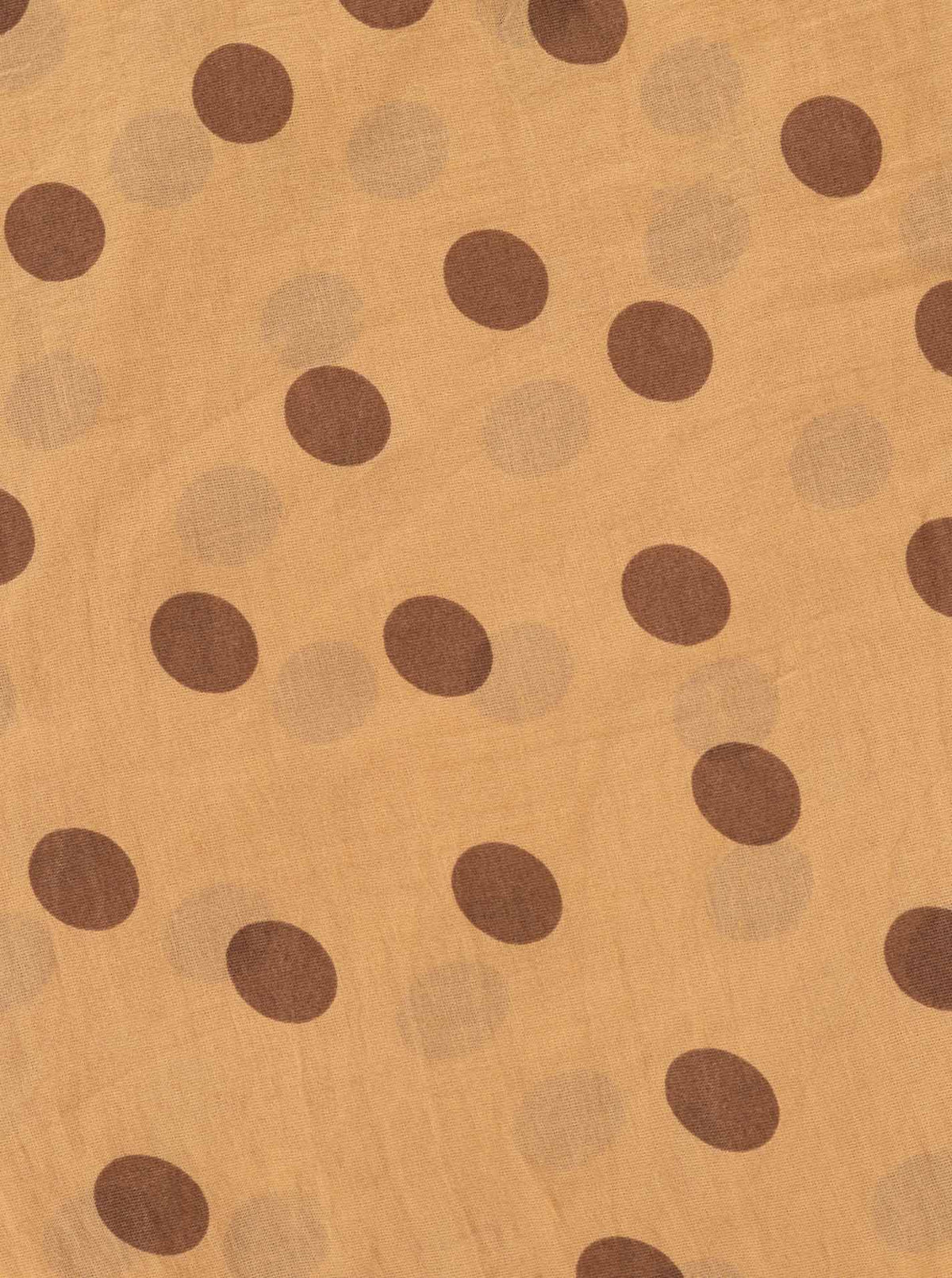 Schal Tuch "Dots Uni" Baumwolle Seide