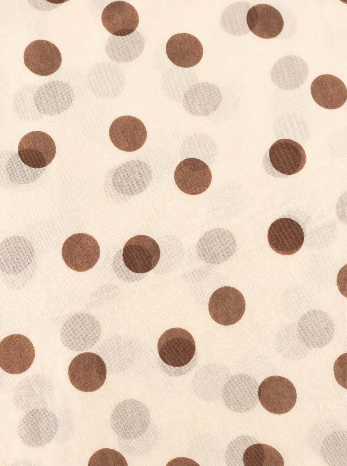 Schal Tuch "Dots Uni" Baumwolle Seide