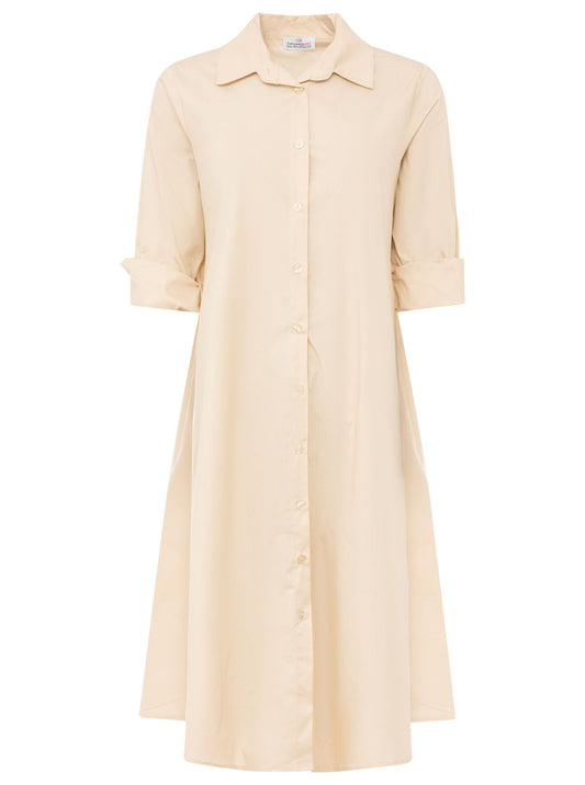 💕 Zwillingsherz Maxikleid "Sunset" Beige