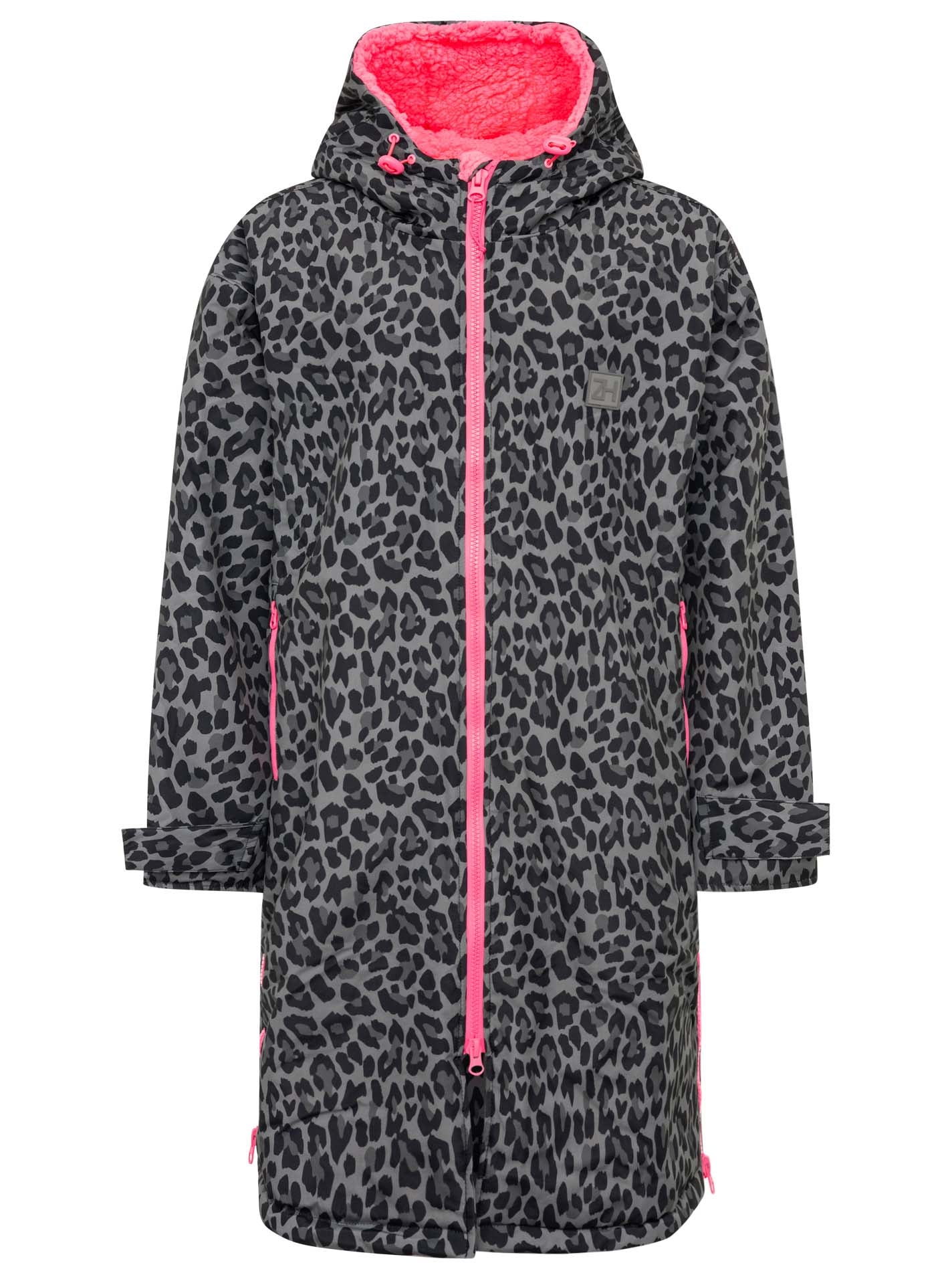 💕 Zwillingsherz Oversize "Windjacke" Windmantel Mittelgrau