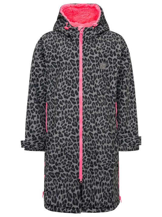 💕 Zwillingsherz Oversize "Windjacke" Windmantel Mittelgrau