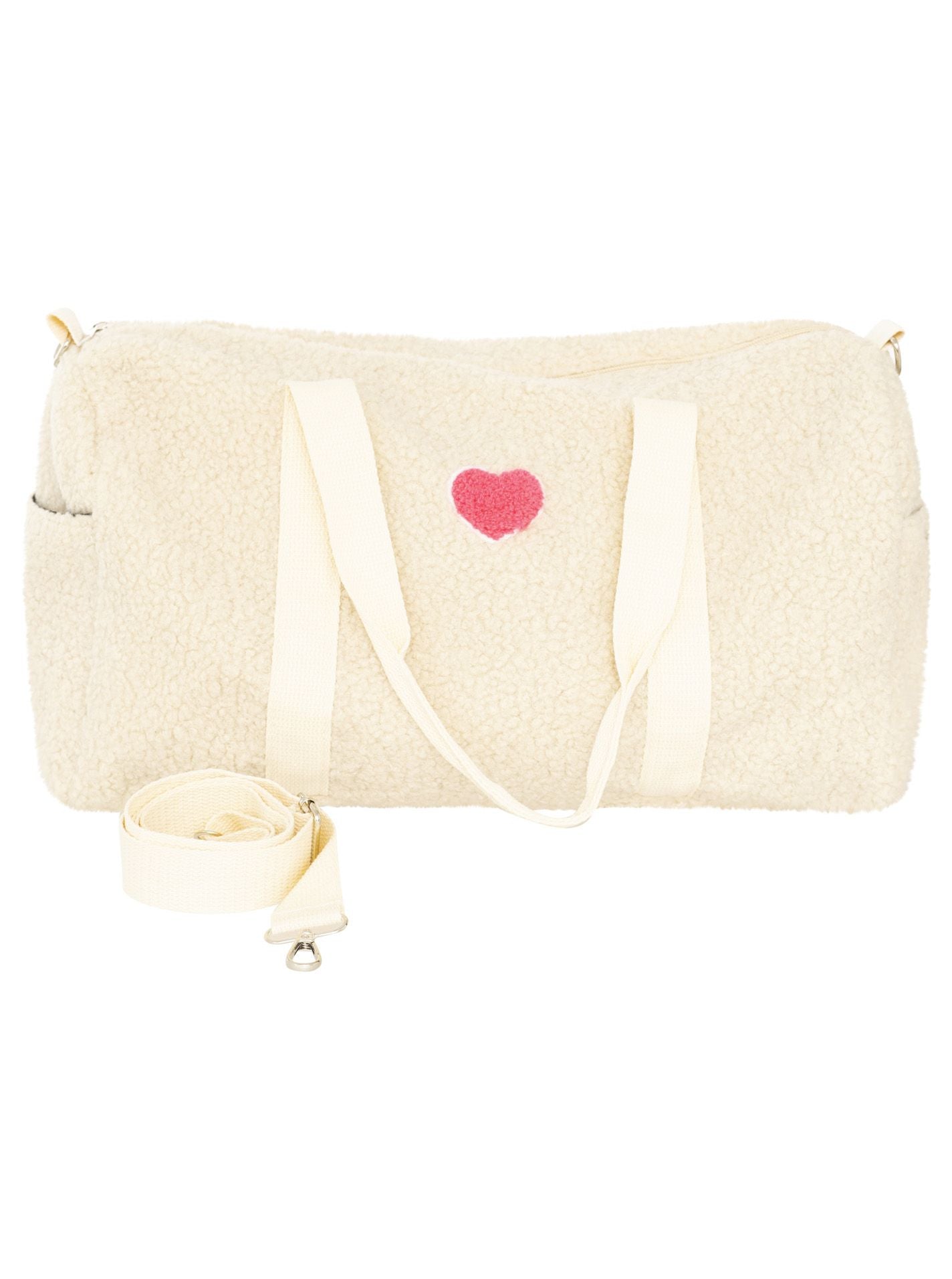 💕 Zwillingsherz XXL Weekender "Leo & Herz" Beige