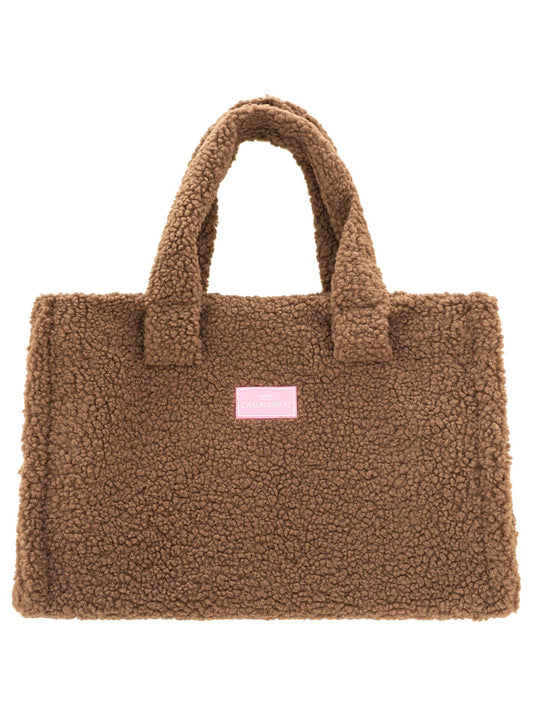 💕 Zwillingsherz Shopper XXL "Teddy" Braun