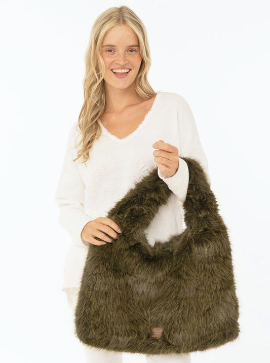 💕 Zwillingsherz Shopper XXL "Sweet Dreams" Olive