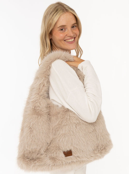 💕 Zwillingsherz Shopper XXL "Sweet Dreams" Taupe