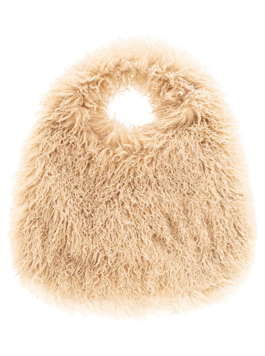 💕 Zwillingsherz Shopper XXL "Flauschig" Taupe