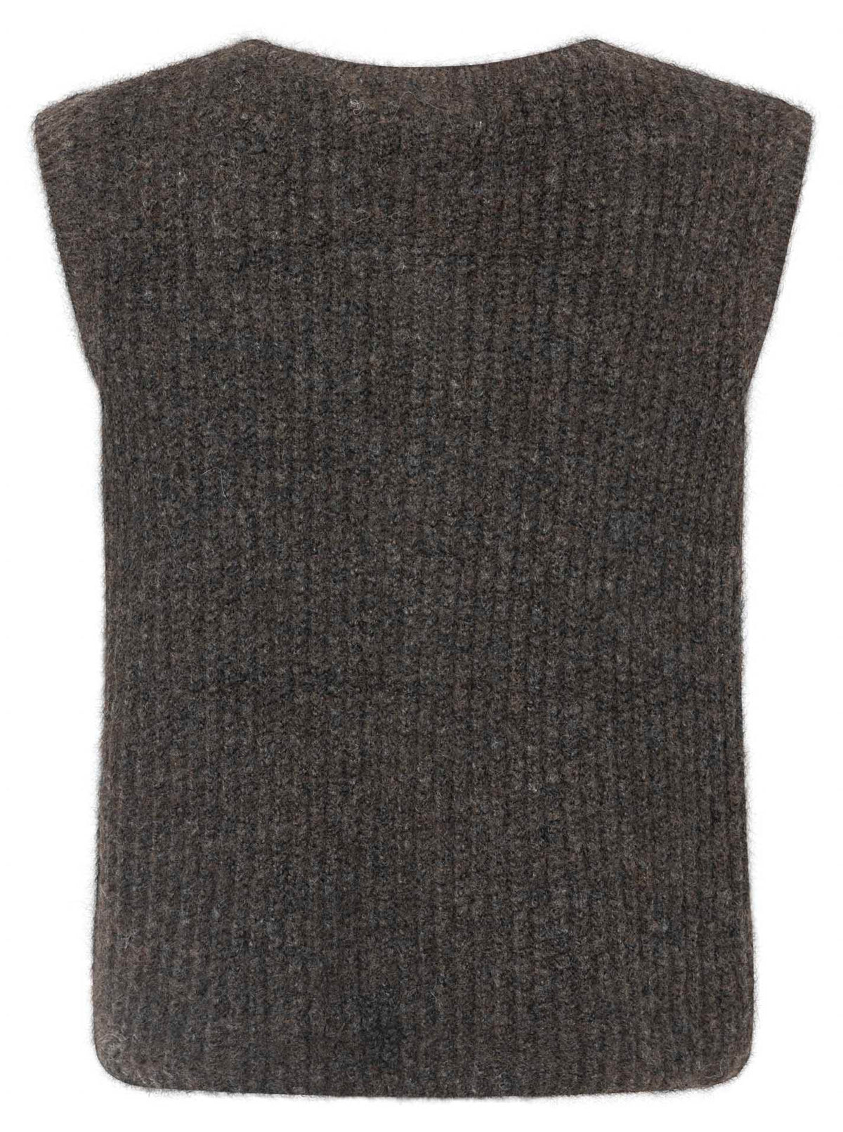 💕 Zwillingsherz Strickweste mit Knöpfen und Patch