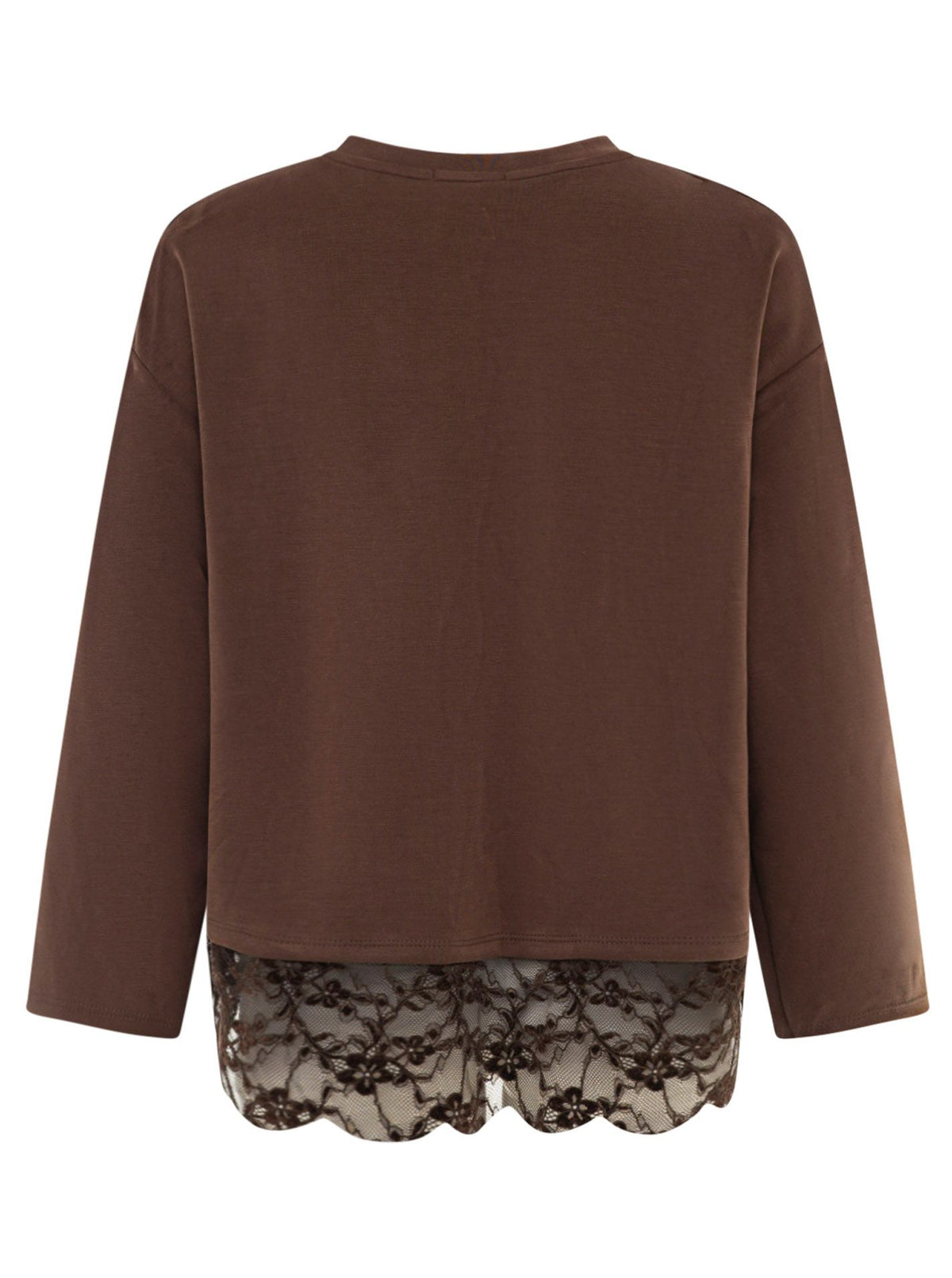 💕 Zwillingsherz Shirt Soft Touch Longsleeve "Spitze"
