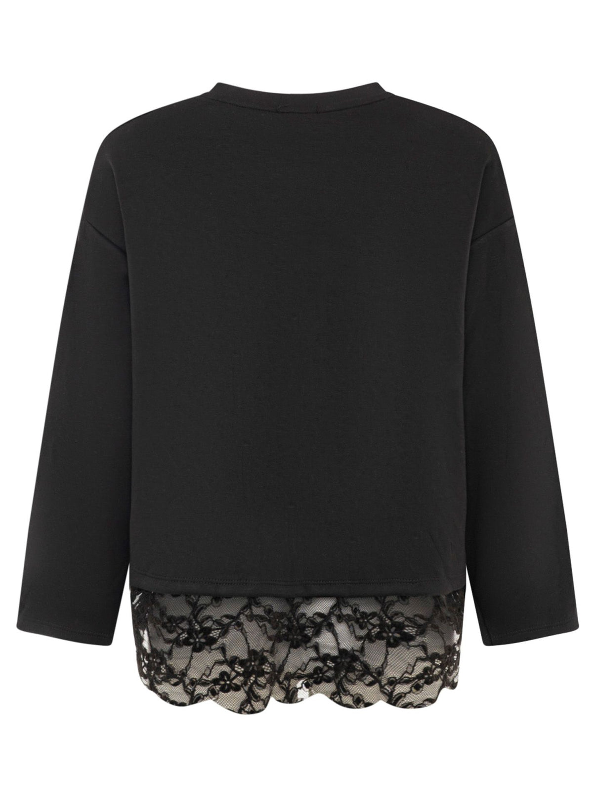 💕 Zwillingsherz Shirt Soft Touch Longsleeve "Spitze"