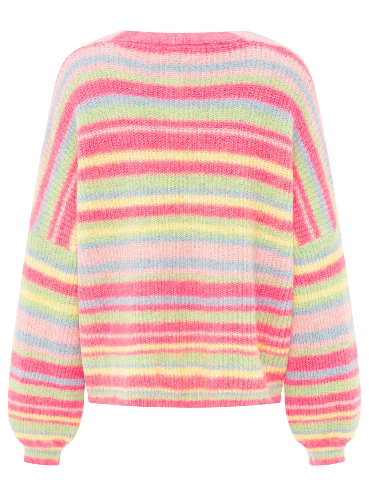 💕 Zwillingsherz Cardigan Strickjacke "Neonstreifen"