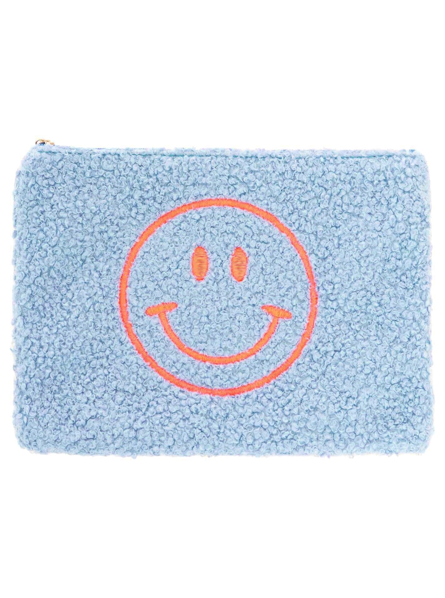 💕 Zwillingsherz Kosmetiktasche "Teddy Smile" Jeansblau