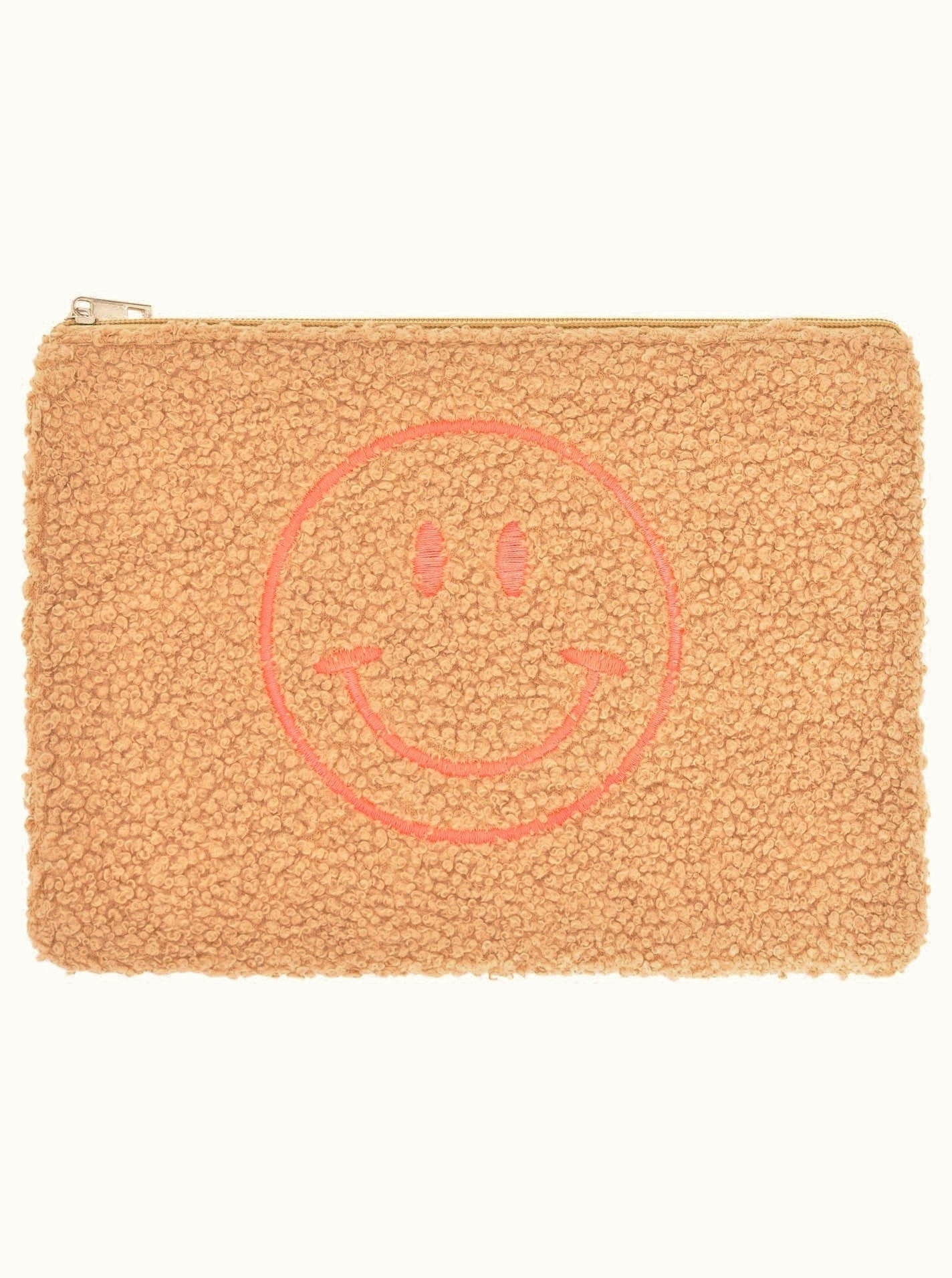 💕 Zwillingsherz Kosmetiktasche "Teddy Smile" Taupe