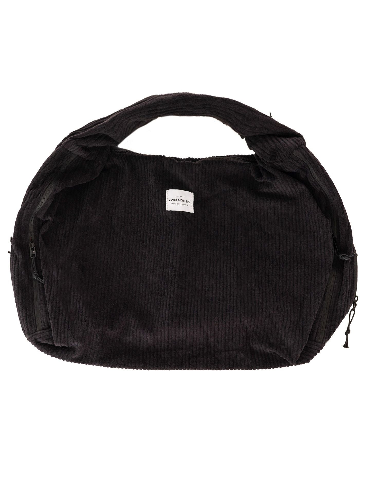 💕 Zwillingsherz XXL Shopper "Cord Dream" Schwarz