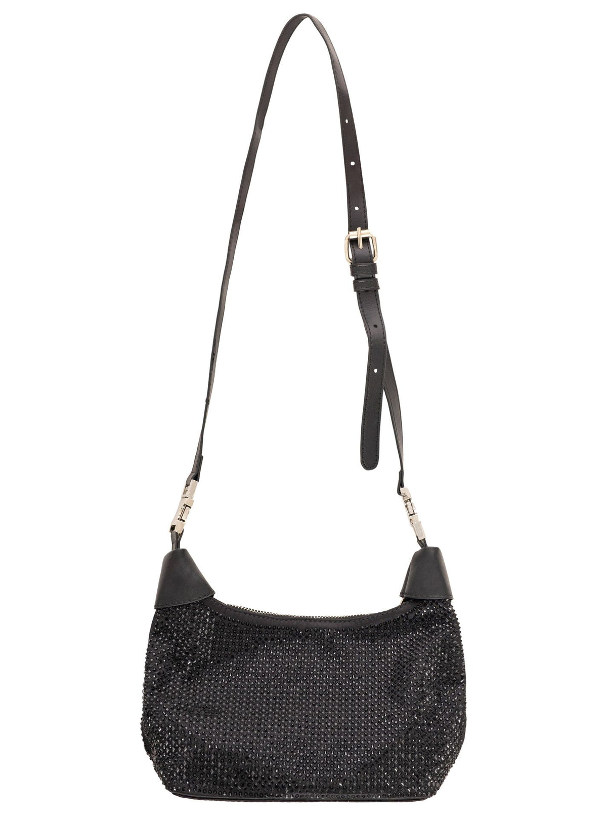 Tasche Abendtasche "Glitzer Strass" Schwarz