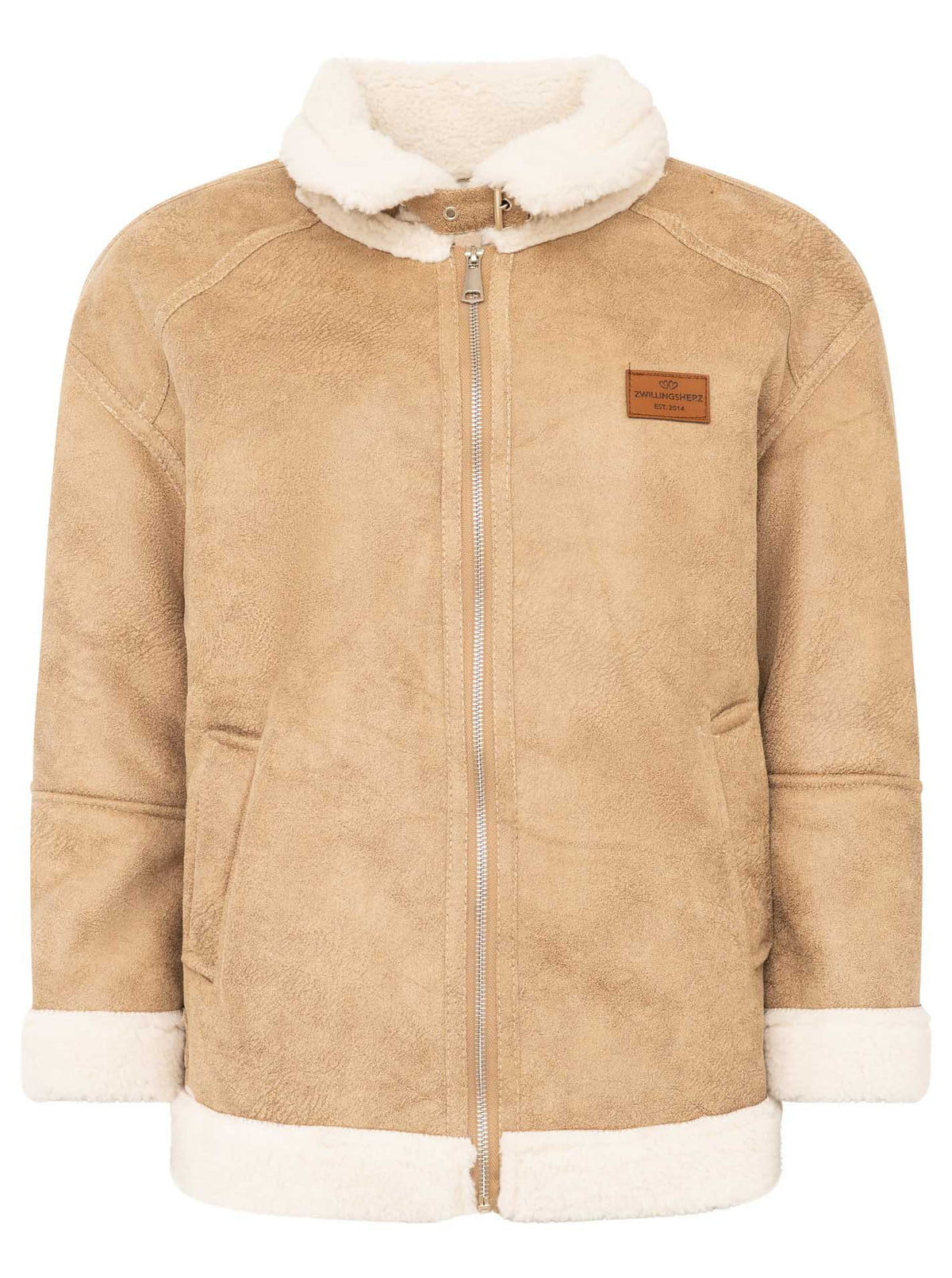 💕 Zwillingsherz Jacke Teddyfell "ZH"
