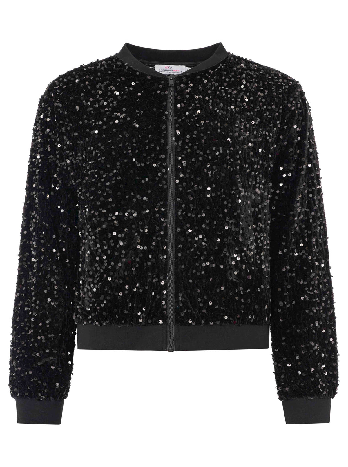 💕 Zwillingsherz Party Bomberjacke "Paillette"