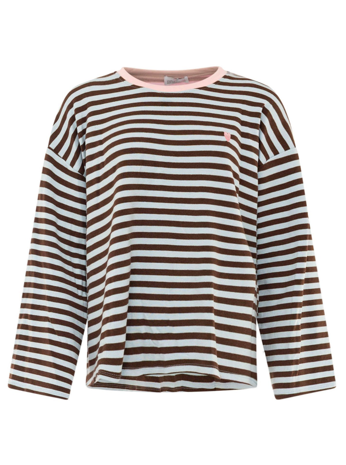 💕 Zwillingsherz Longsleeve "Streifen & Herz"