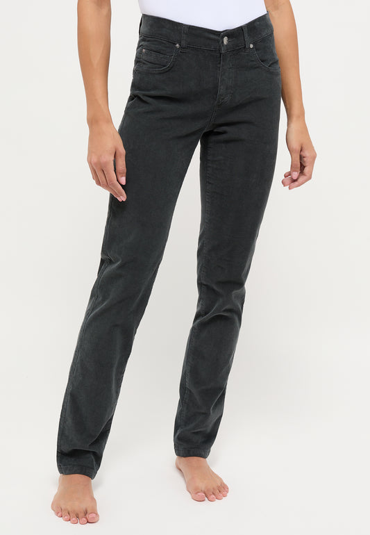 Angels Cici Cord 5 Pocket Jeansschnitt 32 Normallänge Anthracite used