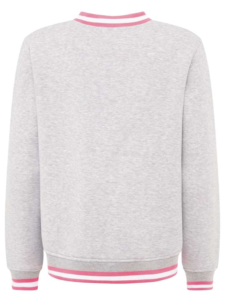 💕 Zwillingsherz Sweatshirt "ZH Classic" Sweater Hellgrau