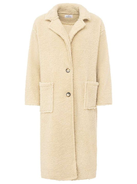 💕 Zwillingsherz XXL Teddymantel "Snow" Beige