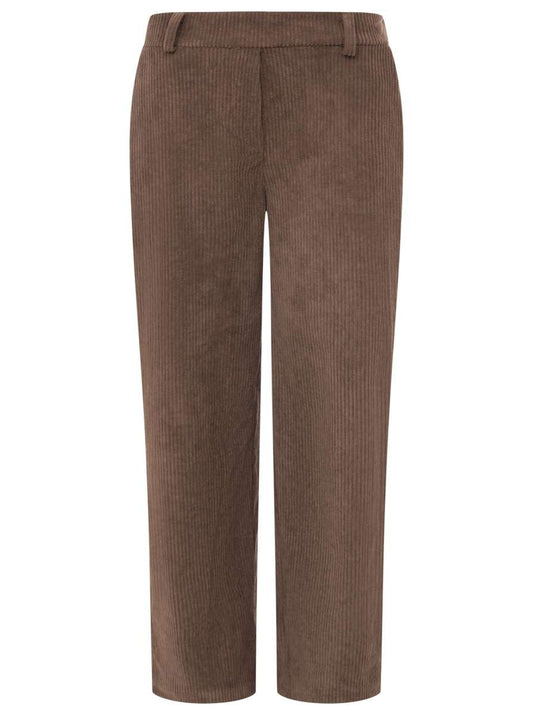💕 Zwillingsherz Oversize Hose "Cord" Braun
