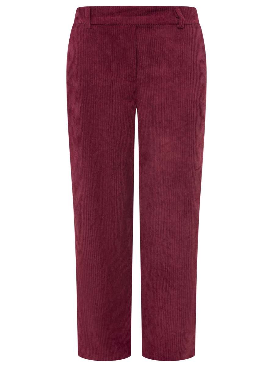 💕 Zwillingsherz Oversize Hose "Cord" Bordeaux