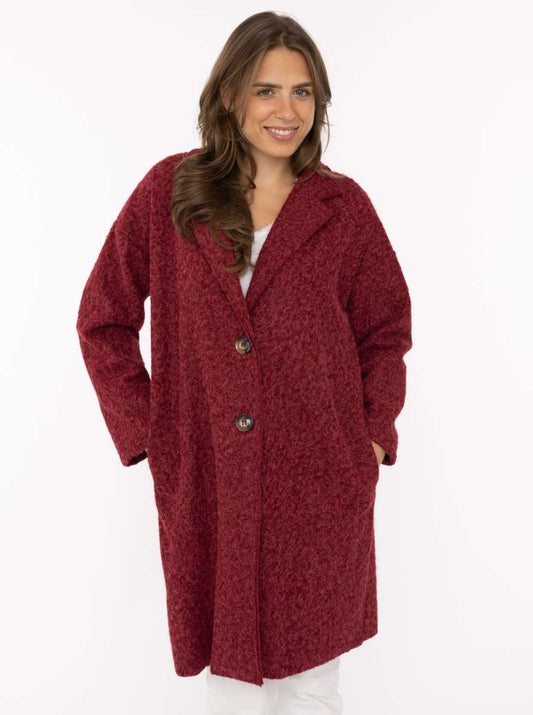 💕 Zwillingsherz Mantel "Flauschig" Rot