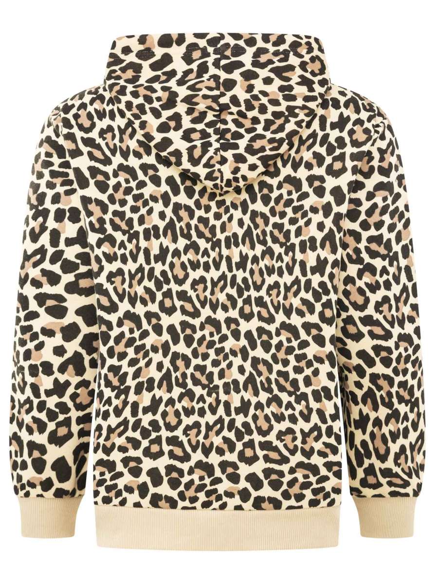 💕 Zwillingsherz Sweatshirt Hoodie "Sweet Heart Leo" Sweater Baumwolle Beige