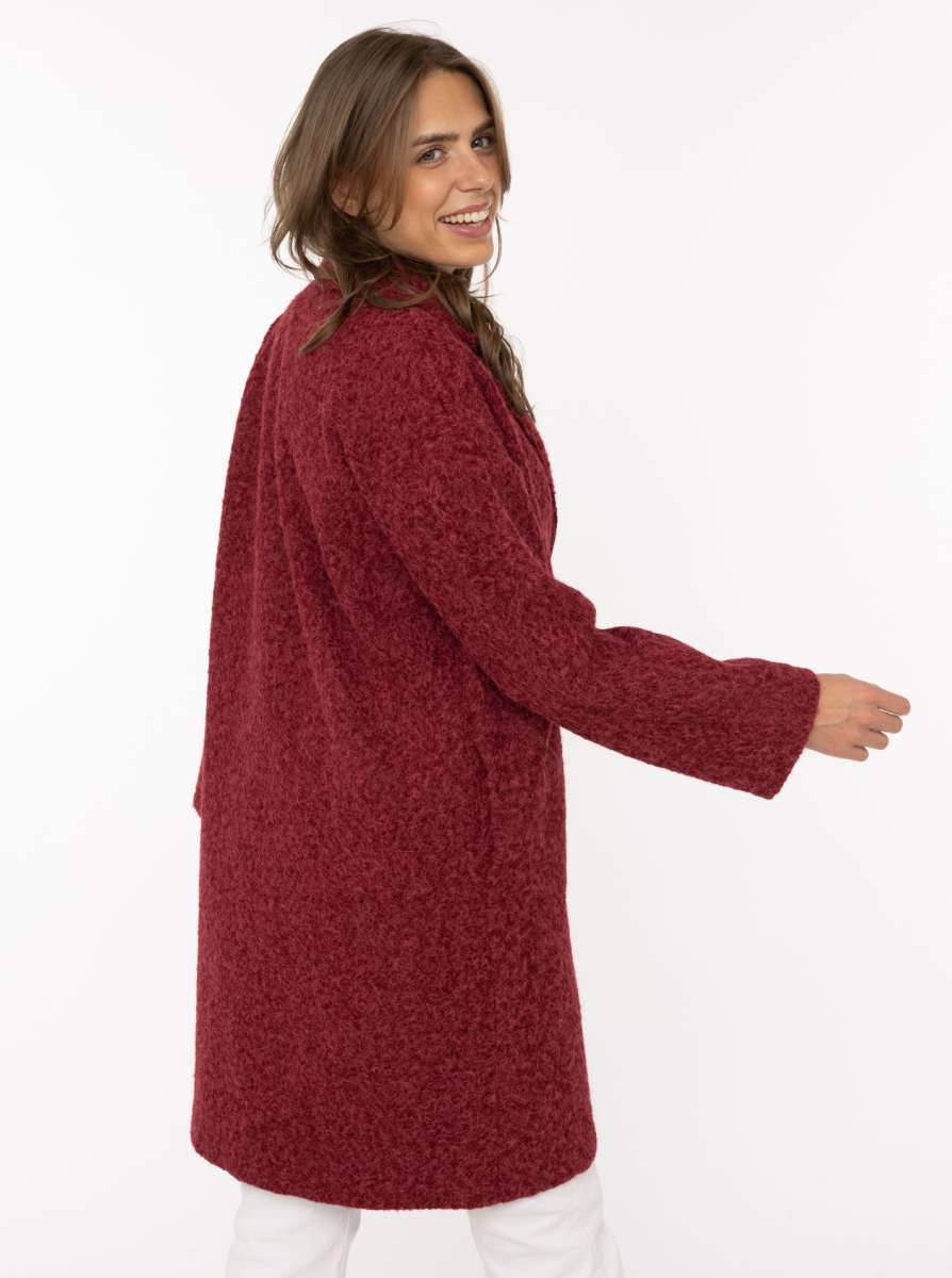 💕 Zwillingsherz Mantel "Flauschig" Rot
