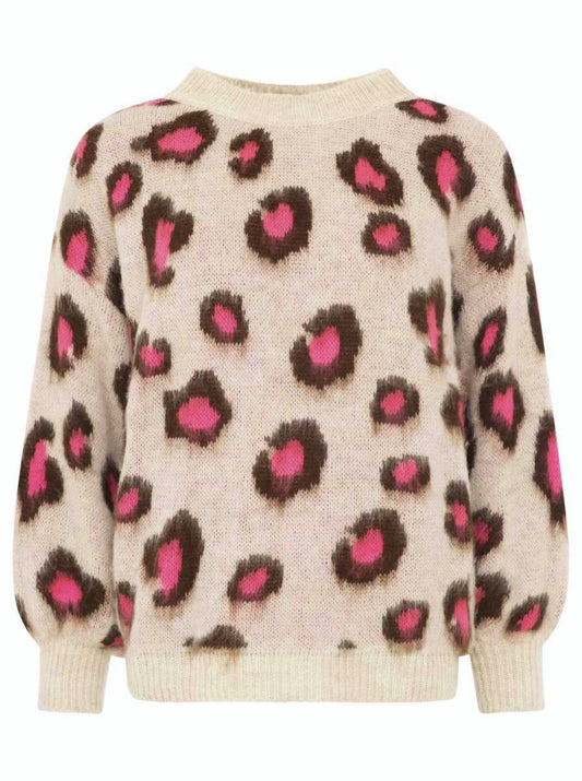 💕 Zwillingsherz Kuschel-Pullover "Soft Leo" Neonpink